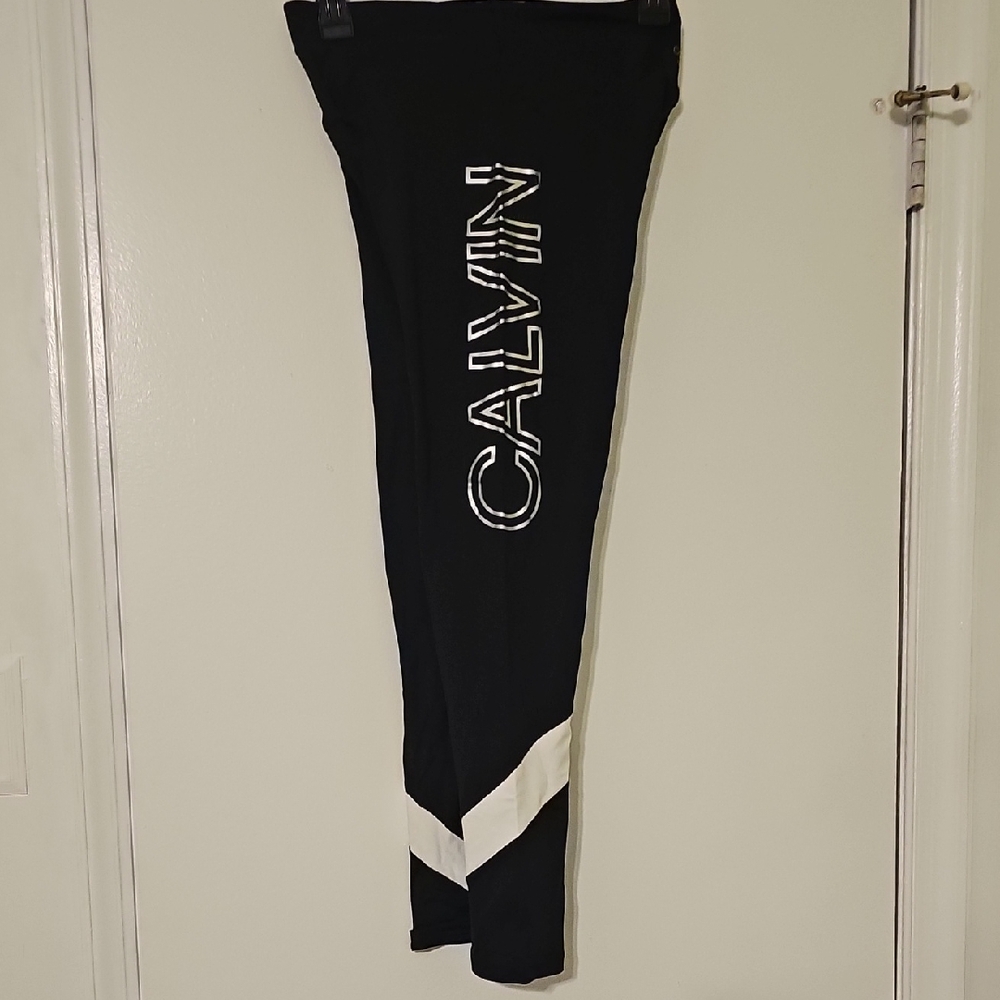 Calvin Klein Black and White Leggings